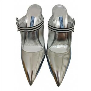 Prada leather mules